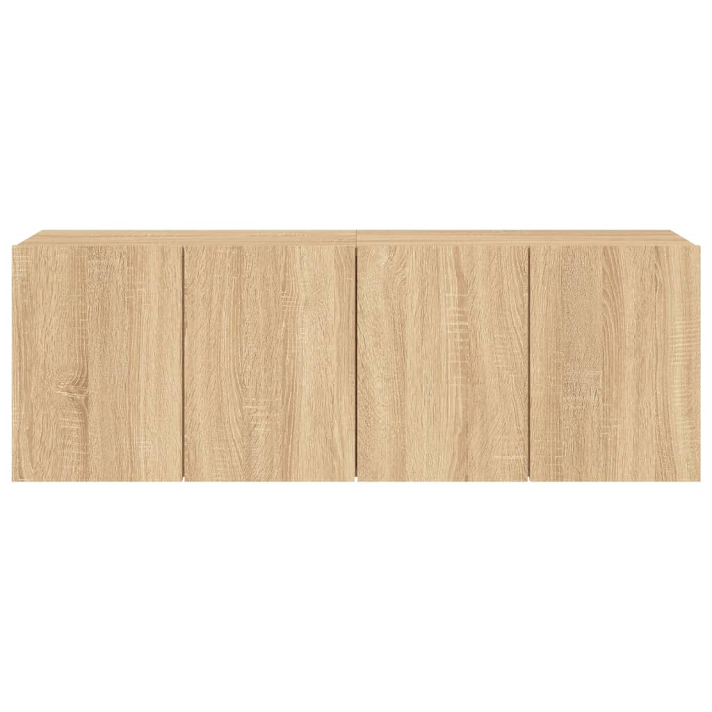 Tv-Meubels Wandgemonteerd Kleurig 2 60 x 30 x 41 cm Sonoma eiken