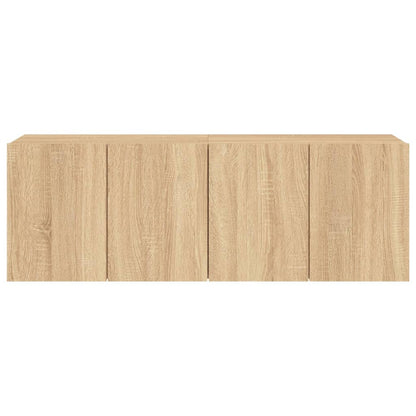 Tv-Meubels Wandgemonteerd Kleurig 2 60 x 30 x 41 cm Sonoma eiken