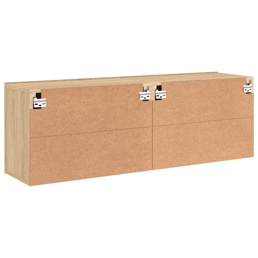 Tv-Meubels Wandgemonteerd Kleurig 2 60 x 30 x 41 cm Sonoma eiken