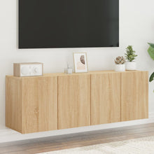 Tv-Meubels Wandgemonteerd Kleurig 2 60 x 30 x 41 cm Sonoma eiken