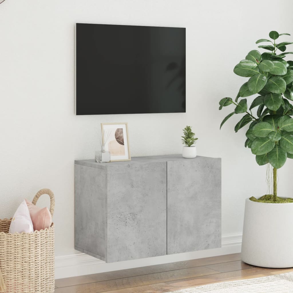 Tv-Meubel Wandgemonteerd 1 60 x 30 x 41 cm Betongrijs