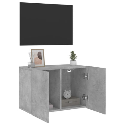 Tv-Meubel Wandgemonteerd 1 60 x 30 x 41 cm Betongrijs
