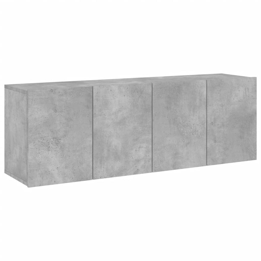 Tv-Meubels Wandgemonteerd 2 60 x 30 x 41 cm Betongrijs
