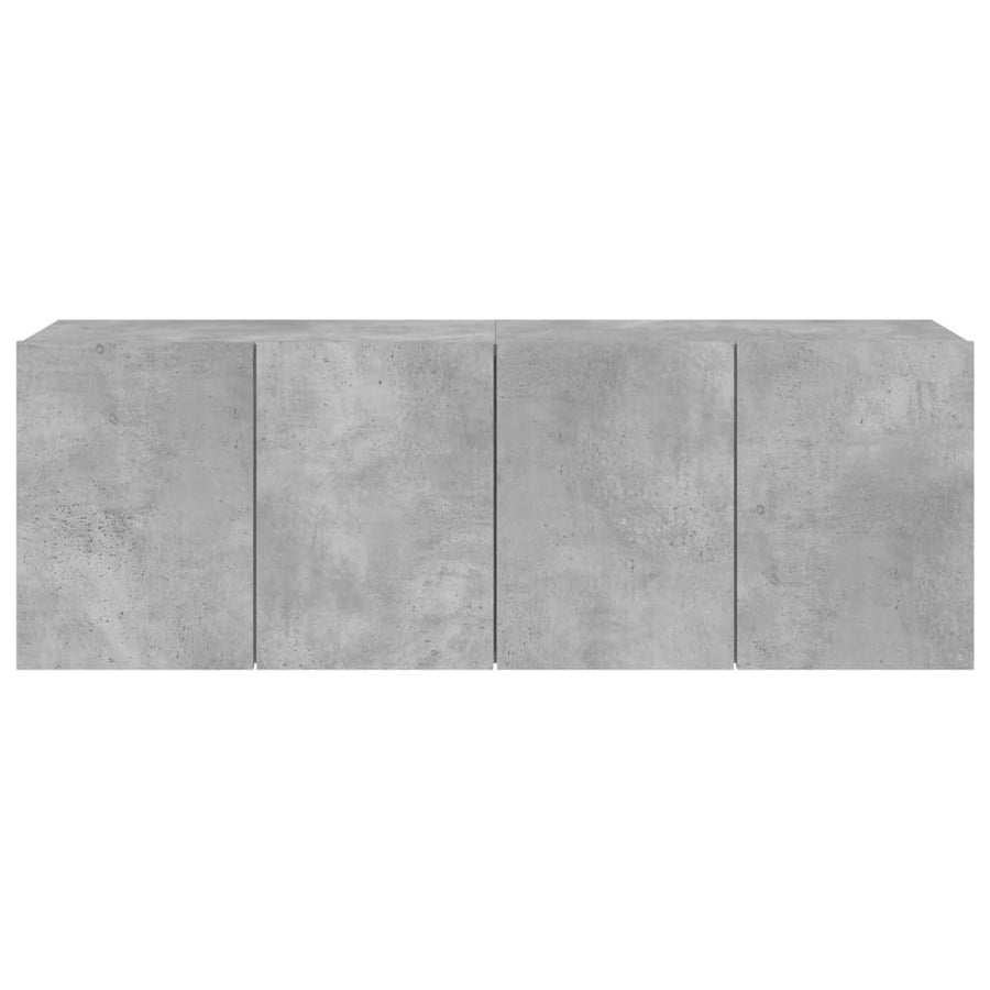 Tv-Meubels Wandgemonteerd 2 60 x 30 x 41 cm Betongrijs
