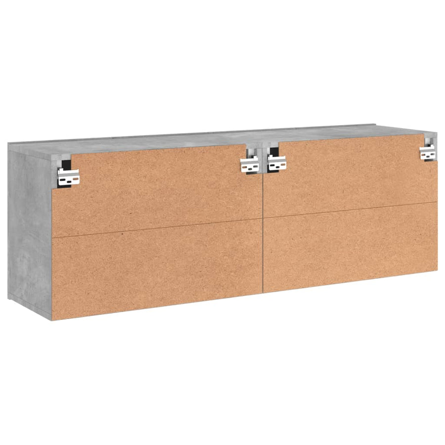 Tv-Meubels Wandgemonteerd 2 60 x 30 x 41 cm Betongrijs