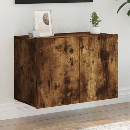Tv-Meubel Wandgemonteerd Kleurig 1 60 x 30 x 41 cm Gerookt eiken