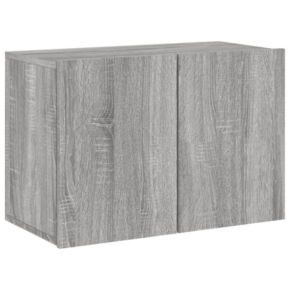 Tv-Meubel Wandgemonteerd Eikenkleurig 1 60 x 30 x 41 cm Grijs sonoma