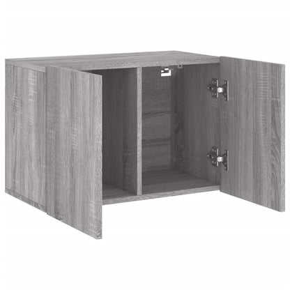 Tv-Meubel Wandgemonteerd Eikenkleurig 1 60 x 30 x 41 cm Grijs sonoma