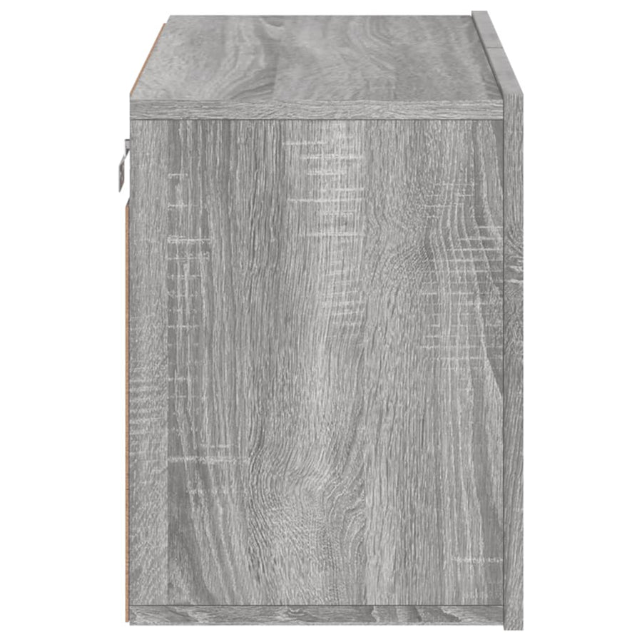Tv-Meubel Wandgemonteerd Eikenkleurig 1 60 x 30 x 41 cm Grijs sonoma