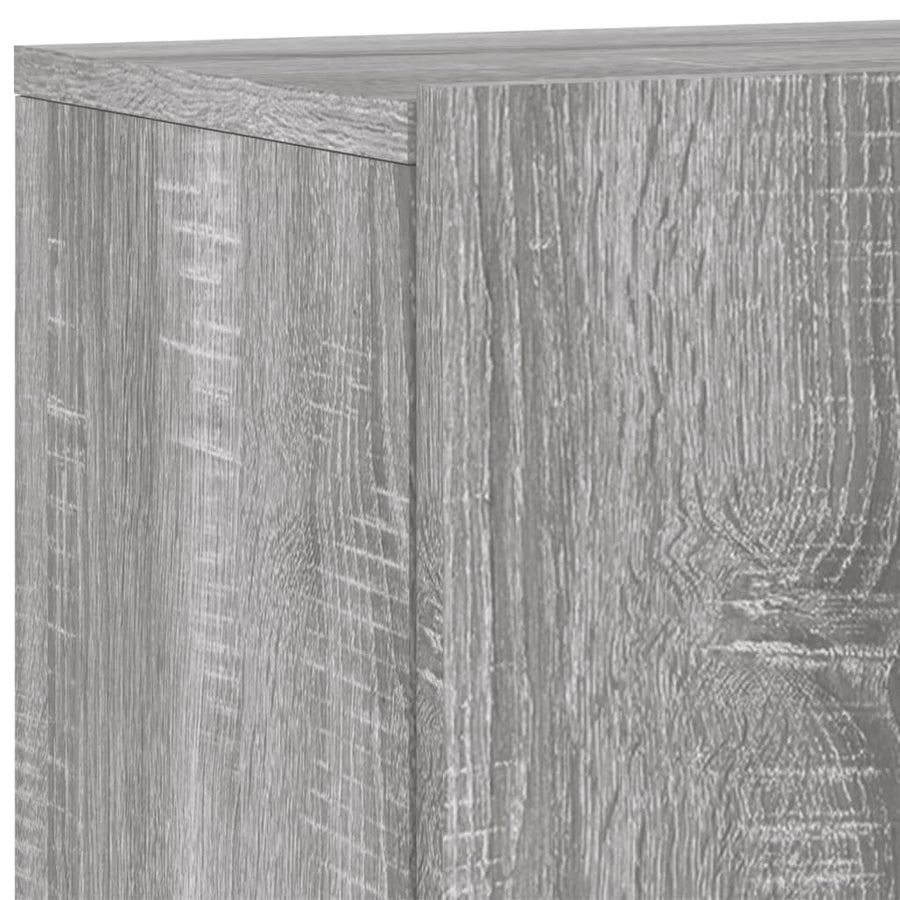 Tv-Meubel Wandgemonteerd Eikenkleurig 1 60 x 30 x 41 cm Grijs sonoma