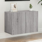 Wall-mounted TV cabinet 60x30x41 cm grey Sonoma oak