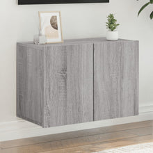 Tv-Meubel Wandgemonteerd Eikenkleurig 1 60 x 30 x 41 cm Grijs sonoma
