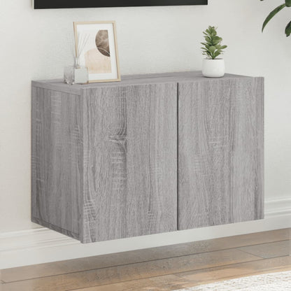 Tv-Meubel Wandgemonteerd Eikenkleurig 1 60 x 30 x 41 cm Grijs sonoma