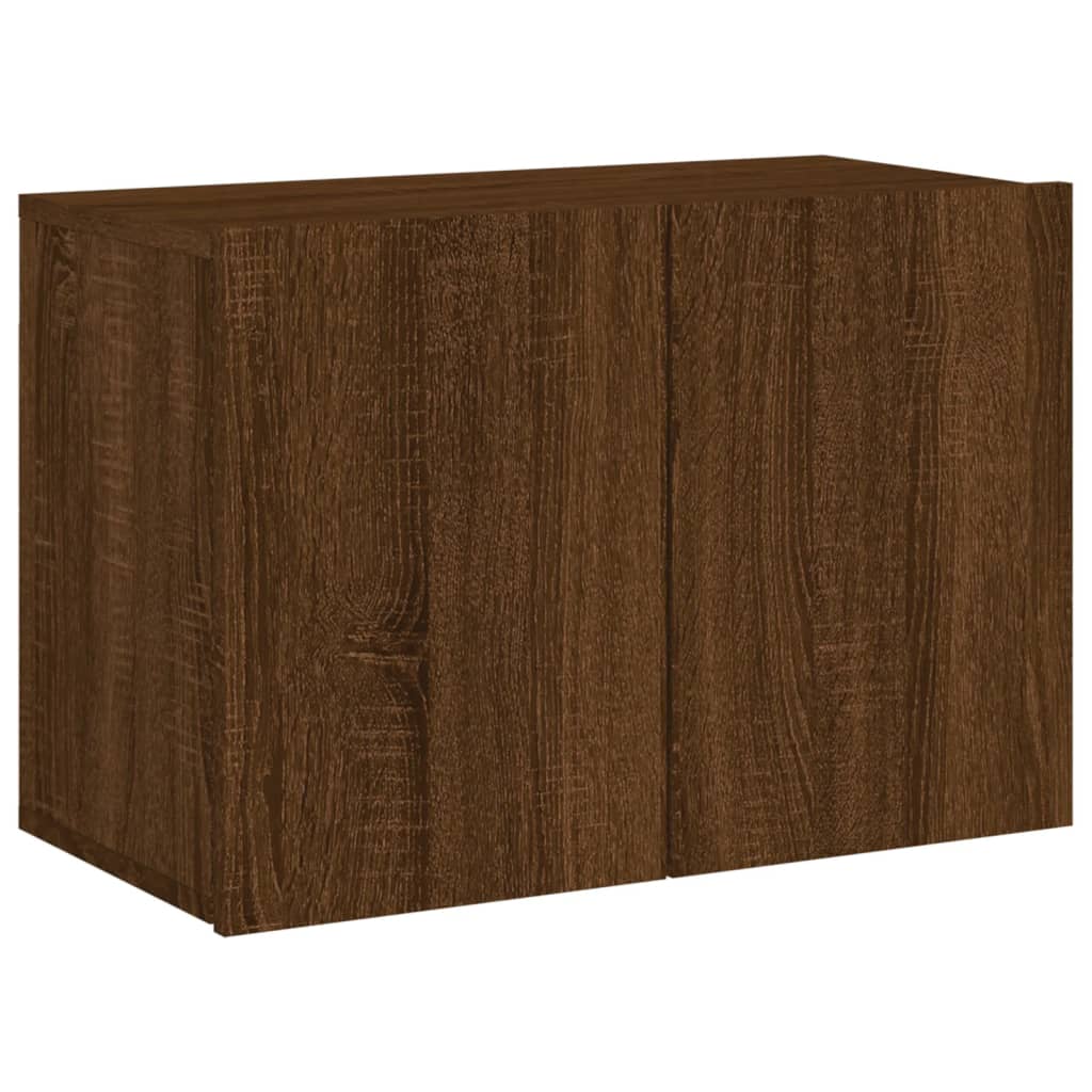 Tv-Meubel Wandgemonteerd Bruineikenkleurig 1 60 x 30 x 41 cm bruin eikenkleur