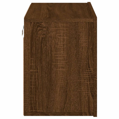 Tv-Meubel Wandgemonteerd Bruineikenkleurig 1 60 x 30 x 41 cm bruin eikenkleur