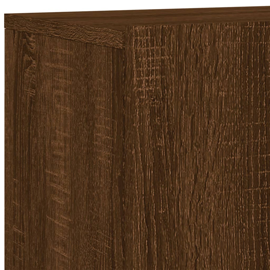 Tv-Meubel Wandgemonteerd Bruineikenkleurig 1 60 x 30 x 41 cm bruin eikenkleur