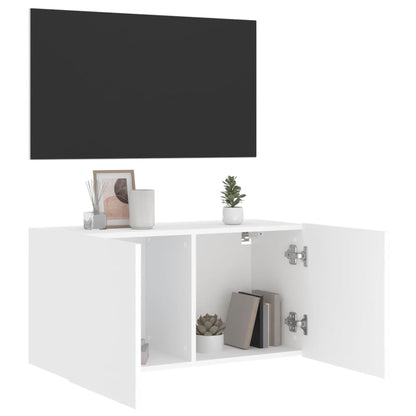 Tv-Meubel Wandgemonteerd 1 80 x 30 x 41 cm Wit