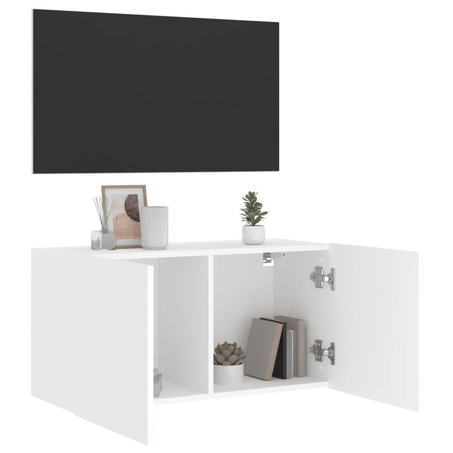 Tv-Meubel Wandgemonteerd 1 80 x 30 x 41 cm Wit