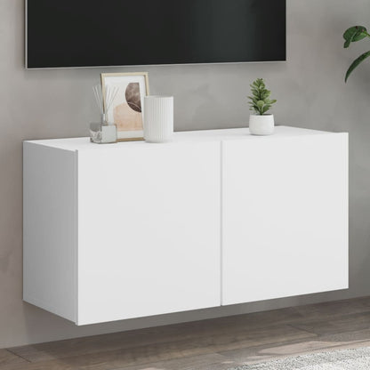 Tv-Meubel Wandgemonteerd 1 80 x 30 x 41 cm Wit