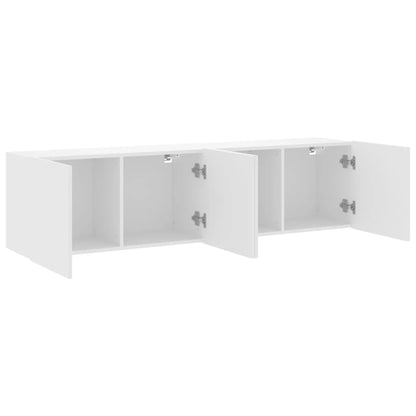 Tv-Meubels Wandgemonteerd 2 80 x 30 x 41 cm Wit