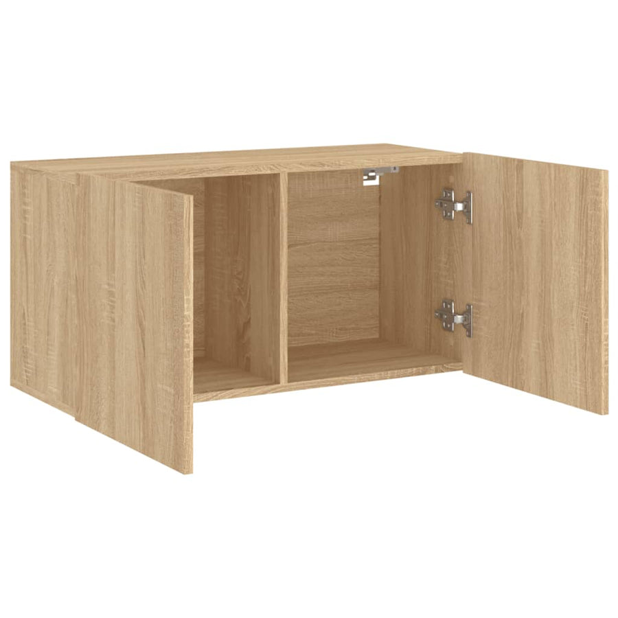 Tv-Meubel Wandgemonteerd Kleurig 1 80 x 30 x 41 cm Sonoma eiken
