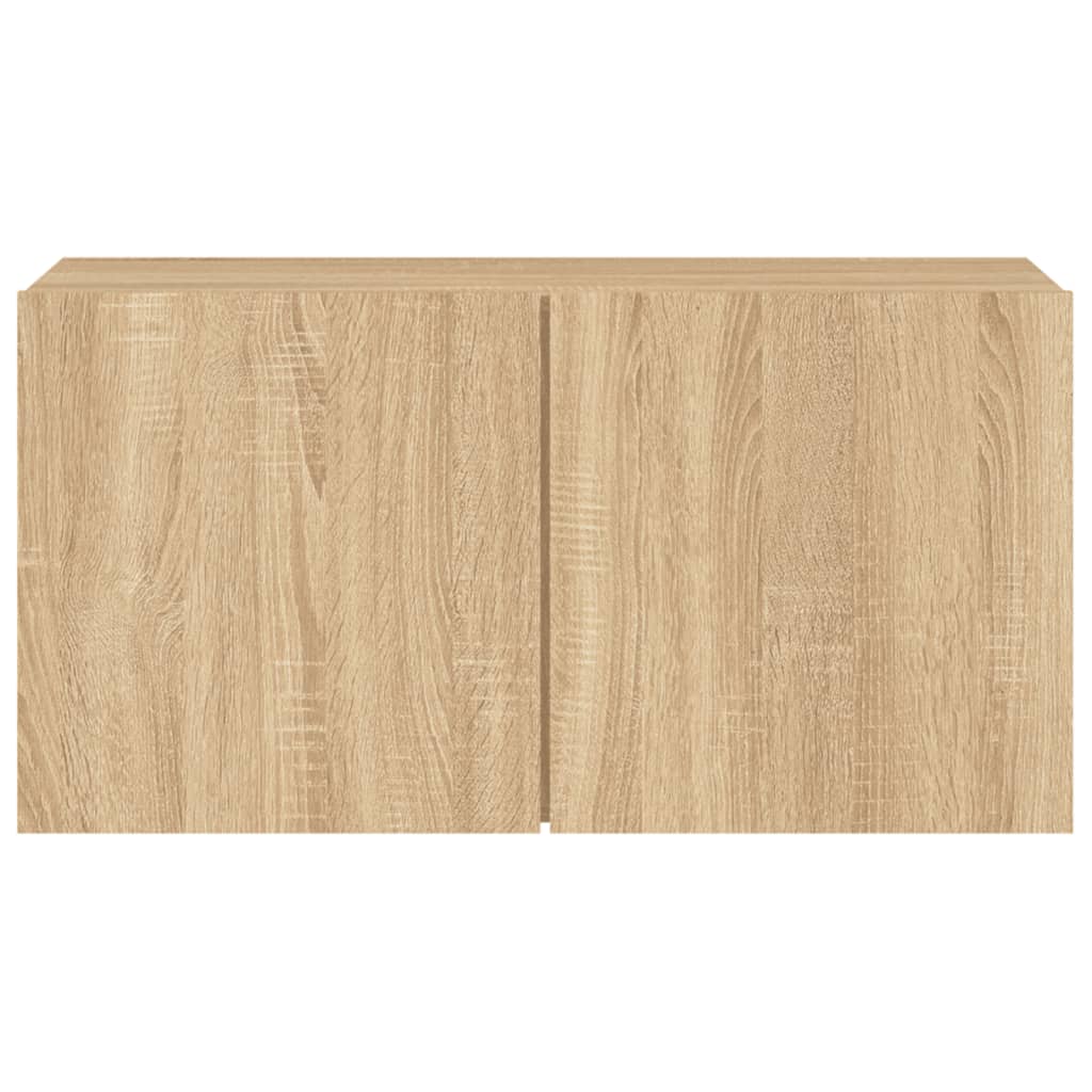 Tv-Meubel Wandgemonteerd Kleurig 1 80 x 30 x 41 cm Sonoma eiken