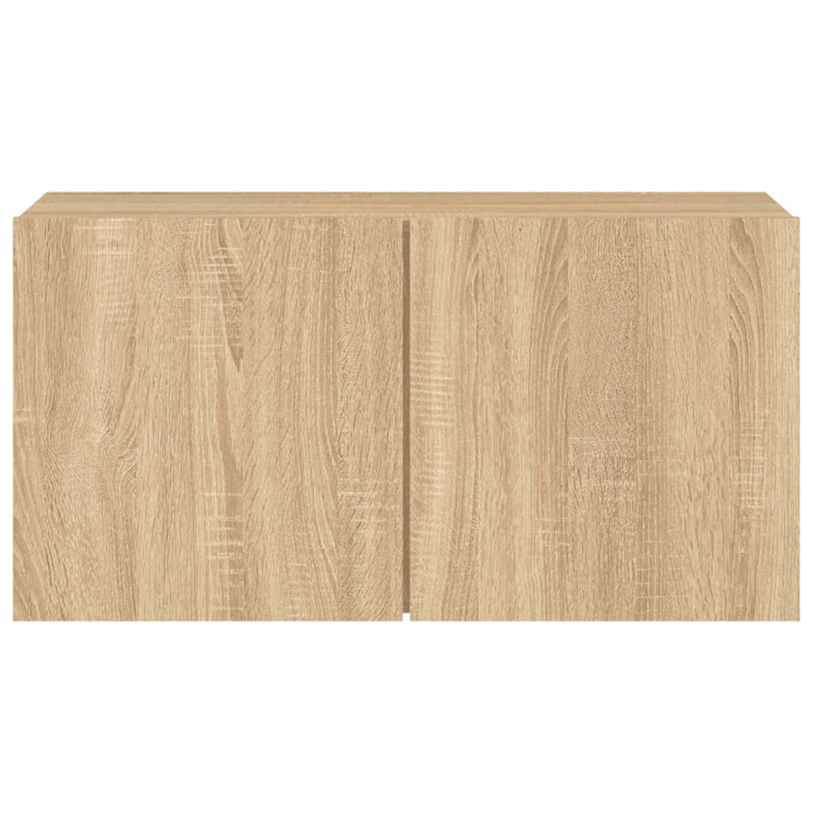 Tv-Meubel Wandgemonteerd Kleurig 1 80 x 30 x 41 cm Sonoma eiken