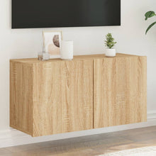 Tv-Meubel Wandgemonteerd Kleurig 1 80 x 30 x 41 cm Sonoma eiken
