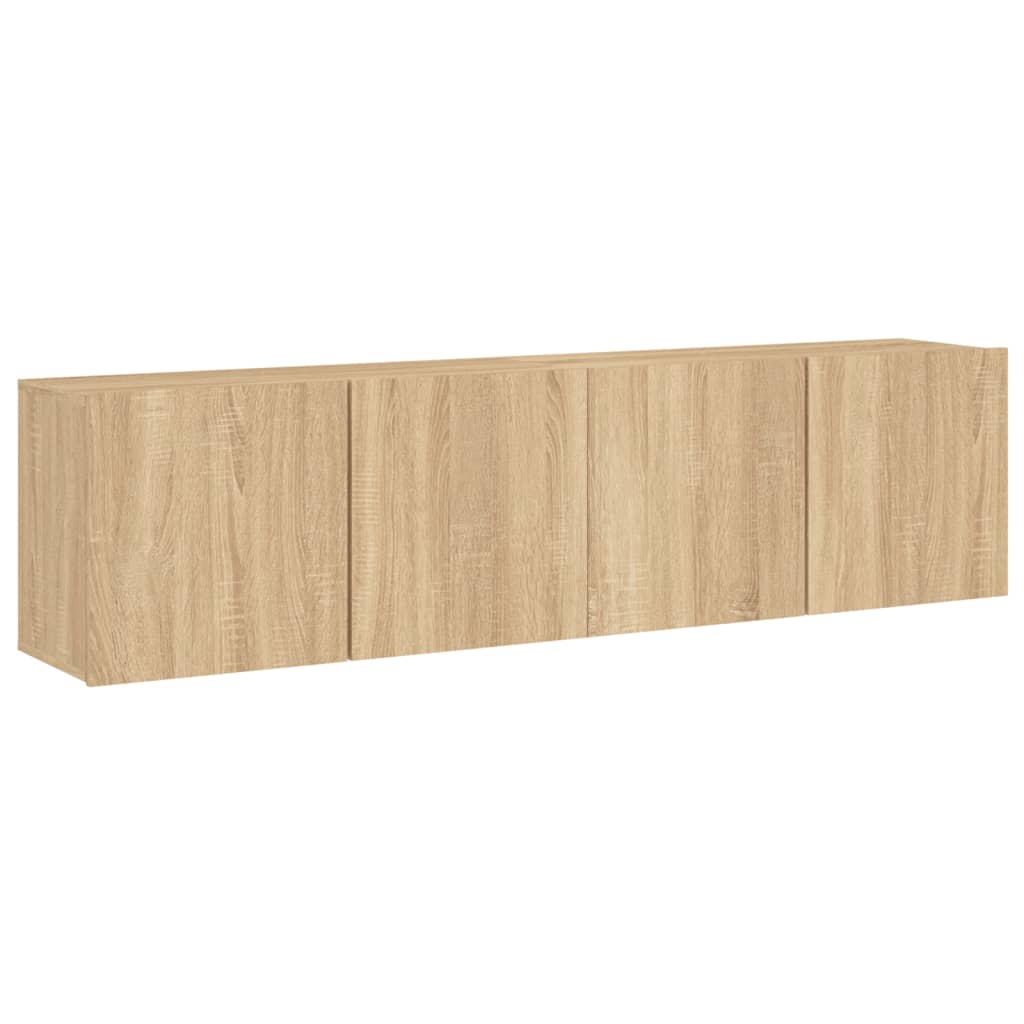 Tv-Meubels Wandgemonteerd Kleurig 2 80 x 30 x 41 cm Sonoma eiken