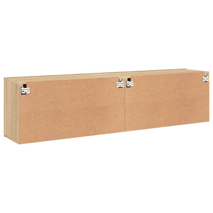 Tv-Meubels Wandgemonteerd Kleurig 2 80 x 30 x 41 cm Sonoma eiken
