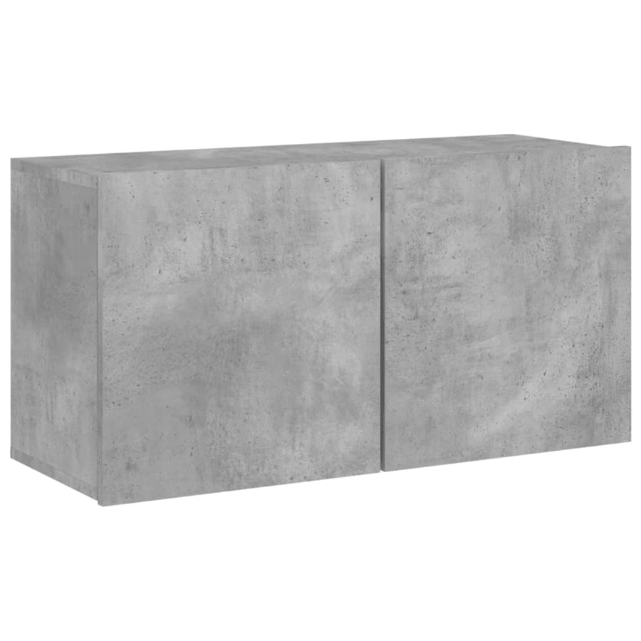 Tv-Meubel Wandgemonteerd 1 80 x 30 x 41 cm Betongrijs