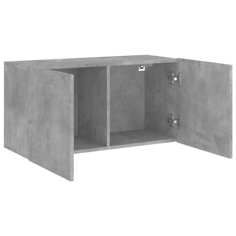 Tv-Meubel Wandgemonteerd 1 80 x 30 x 41 cm Betongrijs