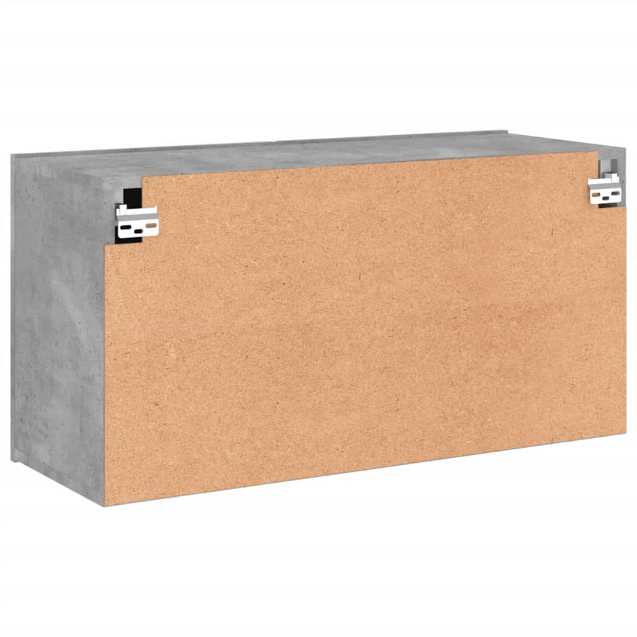 Tv-Meubel Wandgemonteerd 1 80 x 30 x 41 cm Betongrijs