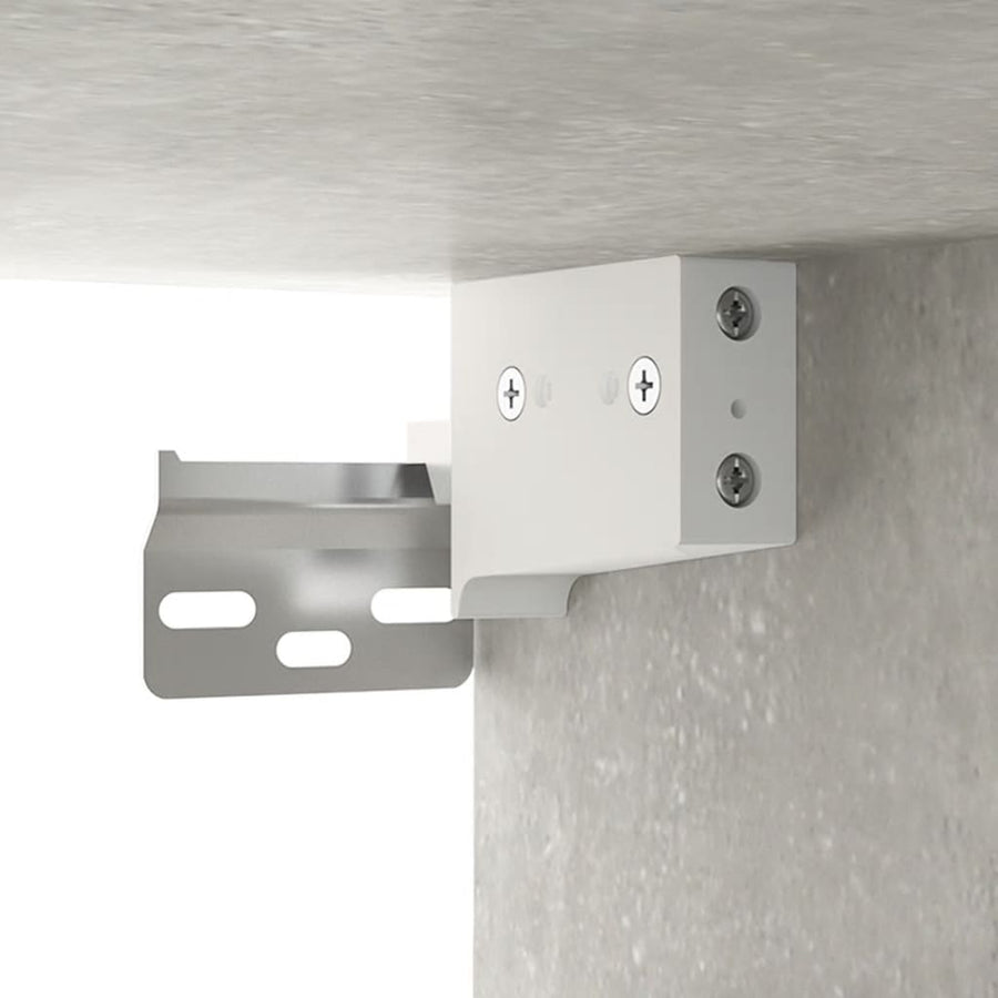Tv-Meubel Wandgemonteerd 1 80 x 30 x 41 cm Betongrijs