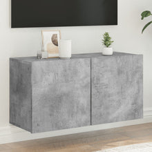 Tv-Meubel Wandgemonteerd 1 80 x 30 x 41 cm Betongrijs
