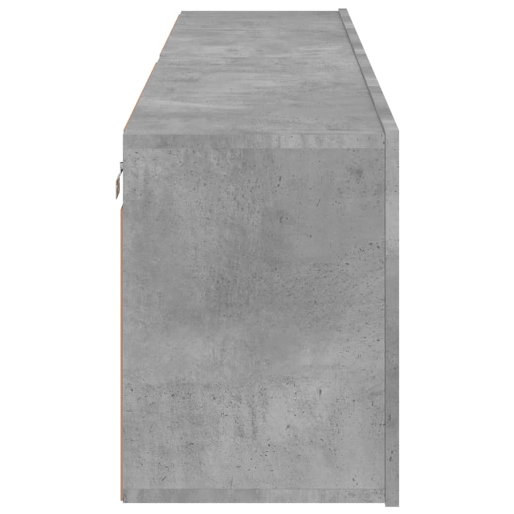 Tv-Meubels Wandgemonteerd 80X30X41 Cm 2 80 cm Betongrijs
