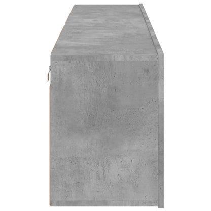 Tv-Meubels Wandgemonteerd 80X30X41 Cm 2 80 cm Betongrijs