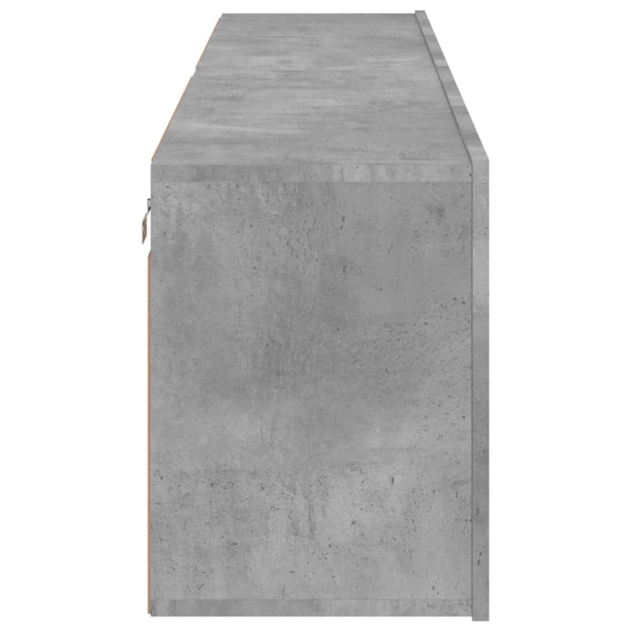 Tv-Meubels Wandgemonteerd 80X30X41 Cm 2 80 cm Betongrijs
