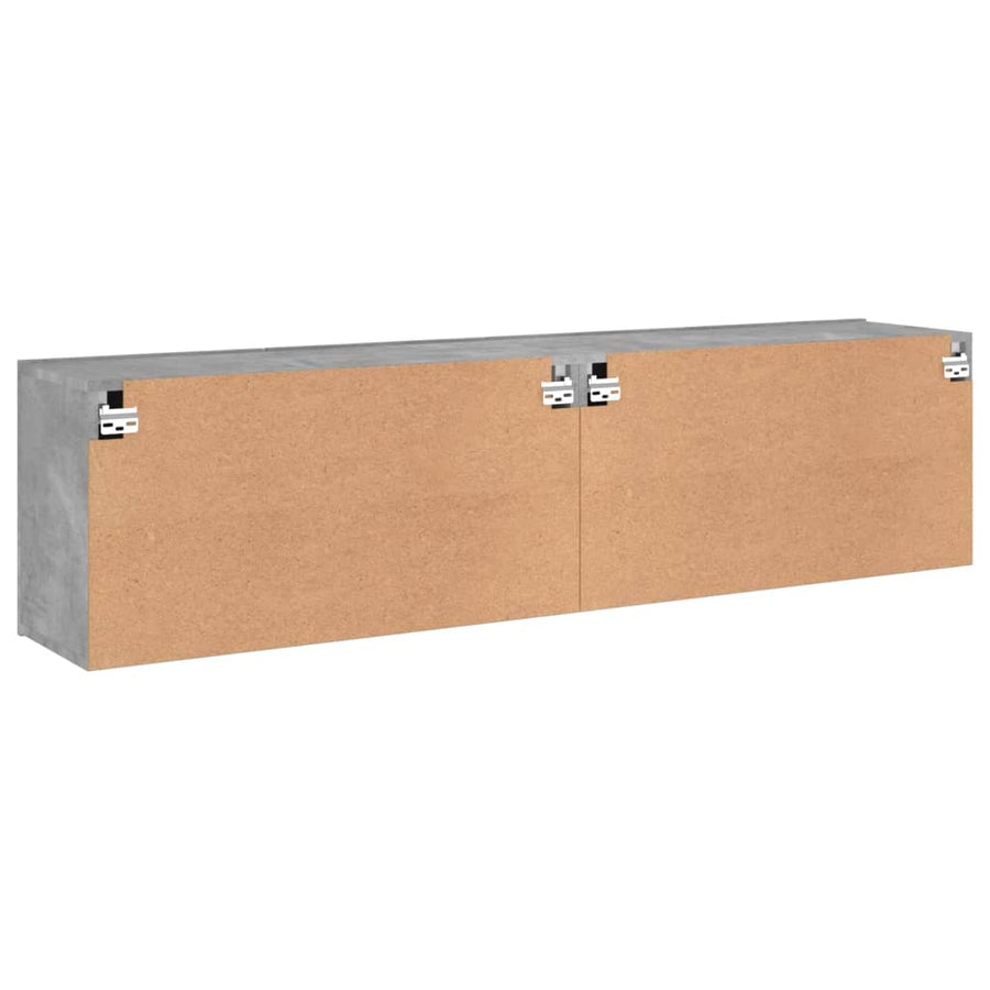 Tv-Meubels Wandgemonteerd 80X30X41 Cm 2 80 cm Betongrijs
