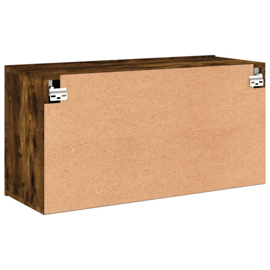 Tv-Meubel Wandgemonteerd Kleurig 1 80 x 30 x 41 cm Gerookt eiken