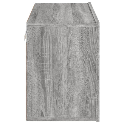 Tv-Meubel Wandgemonteerd Eikenkleurig 1 80 x 30 x 41 cm Grijs sonoma