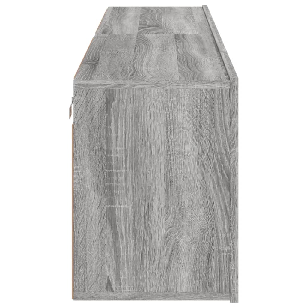 Tv-Meubels Wandgemonteerd Eiken 2 80 x 30 x 41 cm Grijs sonoma