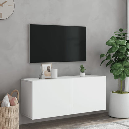 Tv-Meubel Wandgemonteerd 1 100 x 30 x 41 cm Wit