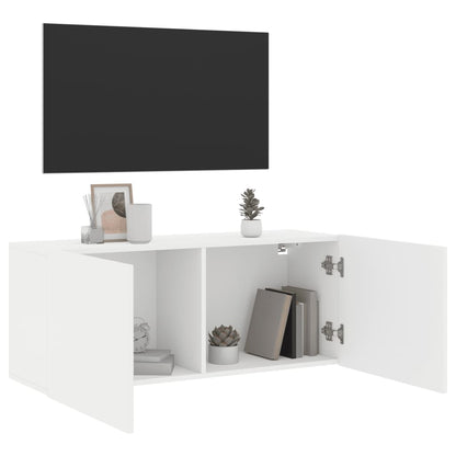 Tv-Meubel Wandgemonteerd 1 100 x 30 x 41 cm Wit
