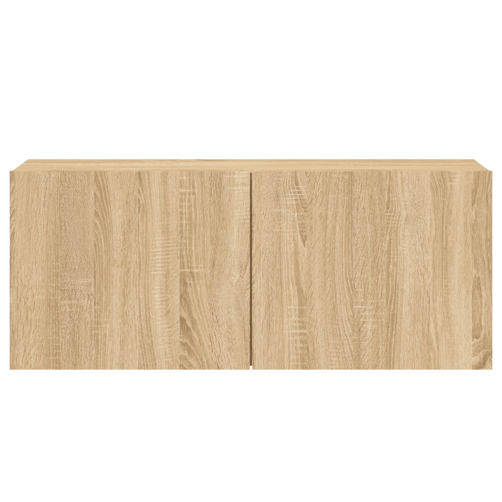 Tv-Meubel Wandgemonteerd Kleurig 1 100 x 30 x 41 cm Sonoma eiken