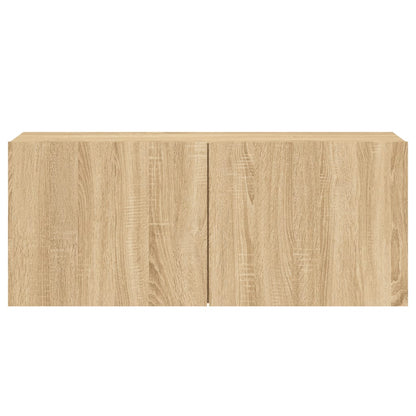 Tv-Meubel Wandgemonteerd Kleurig 1 100 x 30 x 41 cm Sonoma eiken