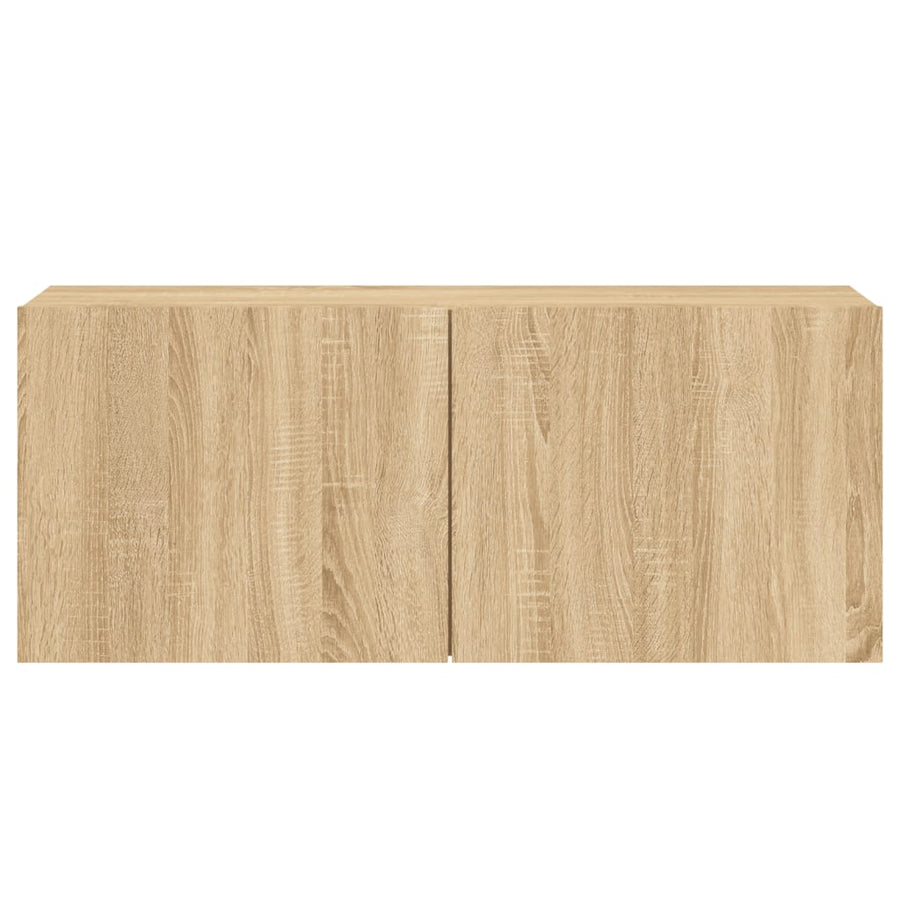 Tv-Meubel Wandgemonteerd Kleurig 1 100 x 30 x 41 cm Sonoma eiken