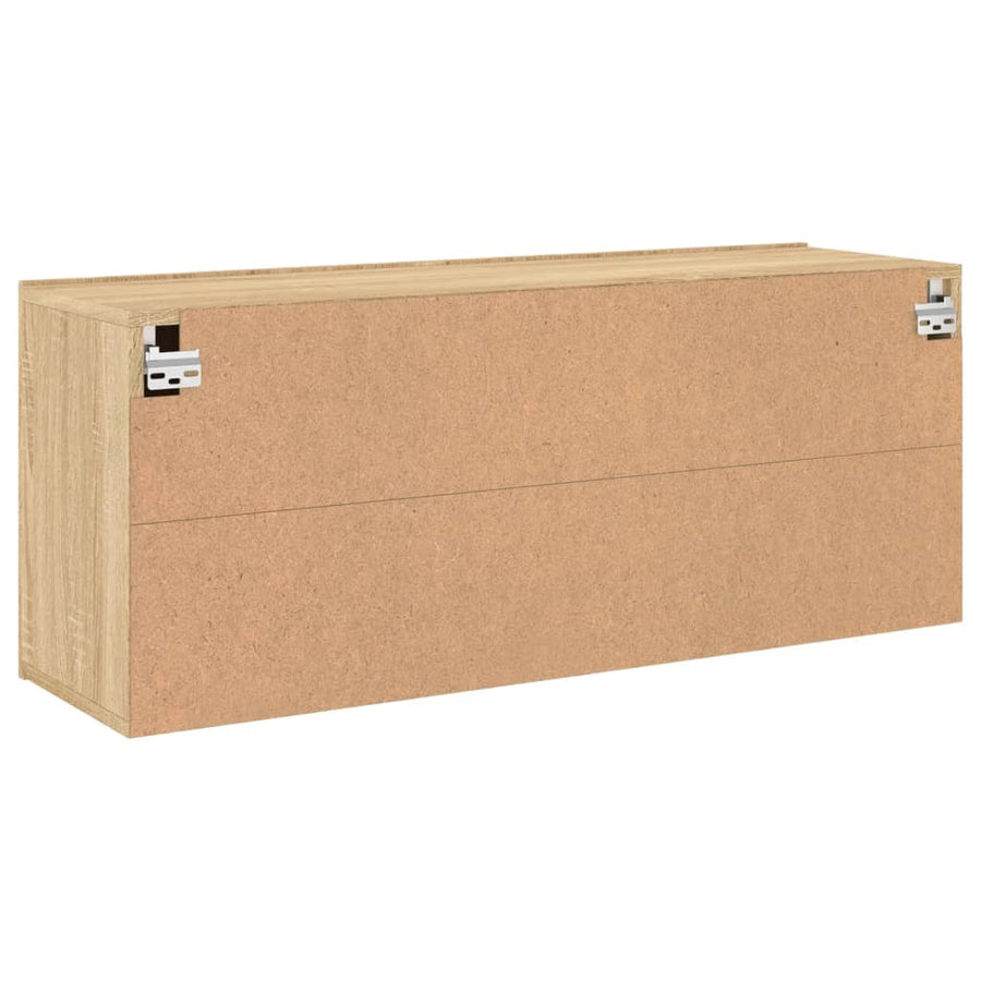 Tv-Meubel Wandgemonteerd Kleurig 1 100 x 30 x 41 cm Sonoma eiken