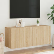 Wall-mounted TV cabinet 100x30x41 cm Sonoma oak