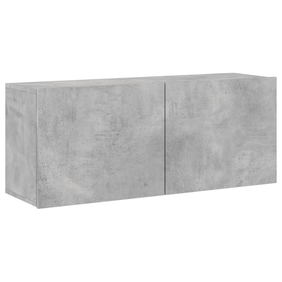 Tv-Meubel Wandgemonteerd 1 100 x 30 x 41 cm Betongrijs